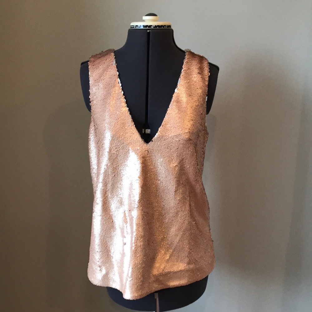 Sequin tank top